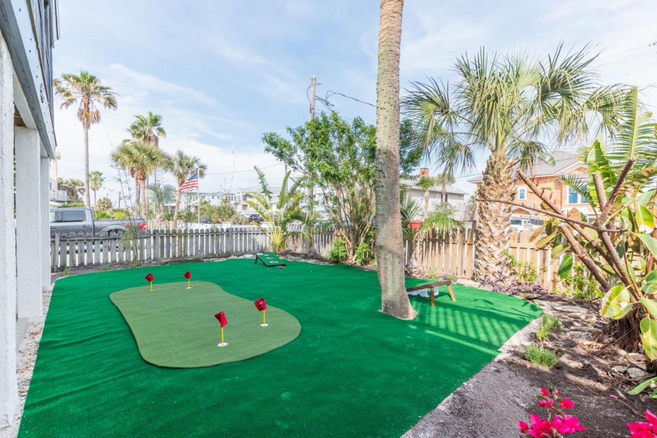 Atlantic View Heated Pool Spa Firepit Beach St. Augustine Exteriör bild