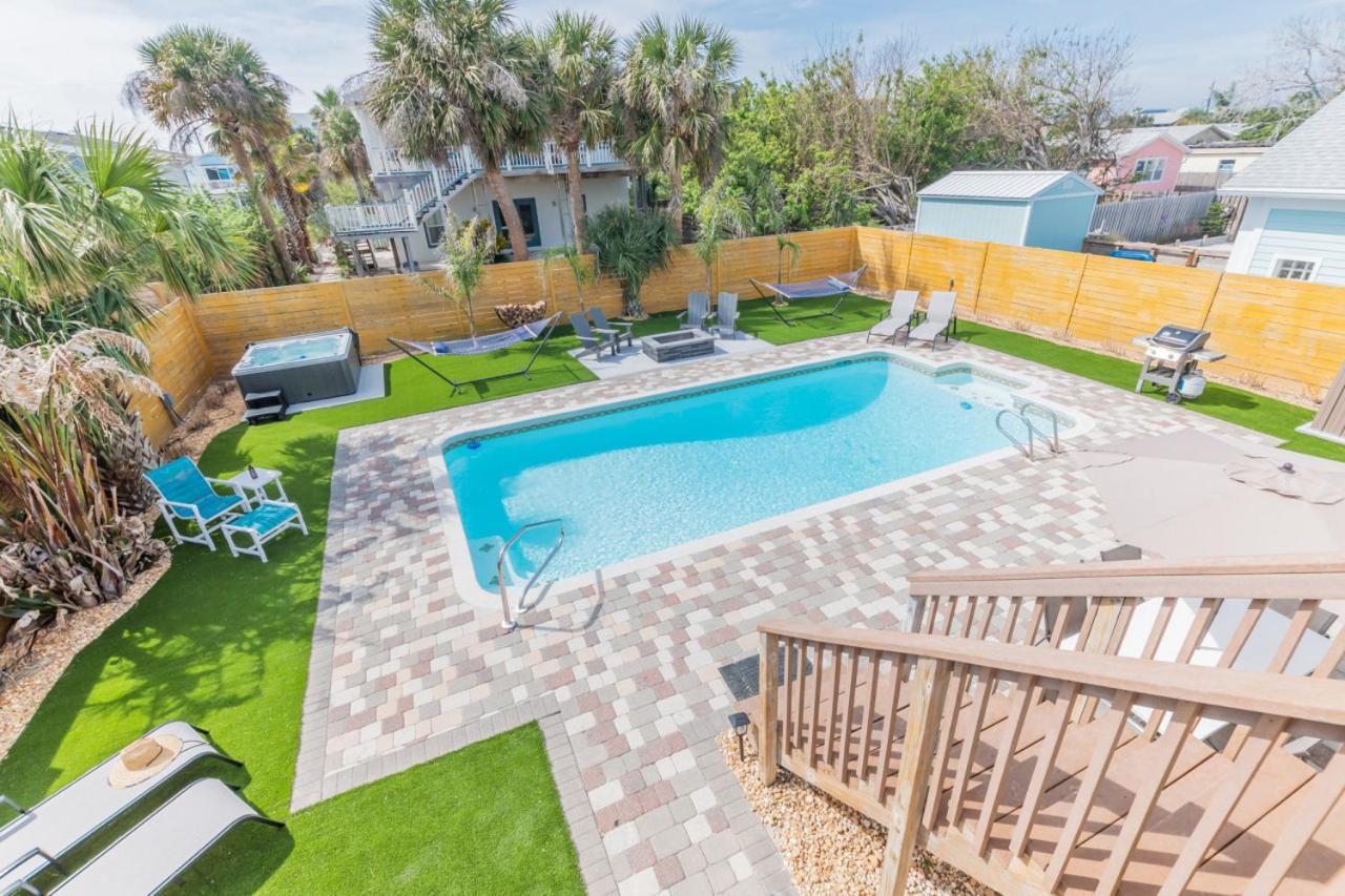 Atlantic View Heated Pool Spa Firepit Beach St. Augustine Exteriör bild